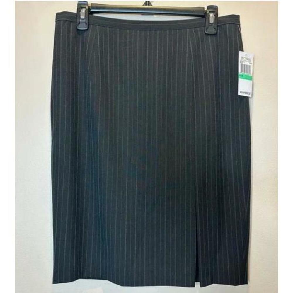 Michael Kors Mk Women's Straight Black Career Skirt Size 8
